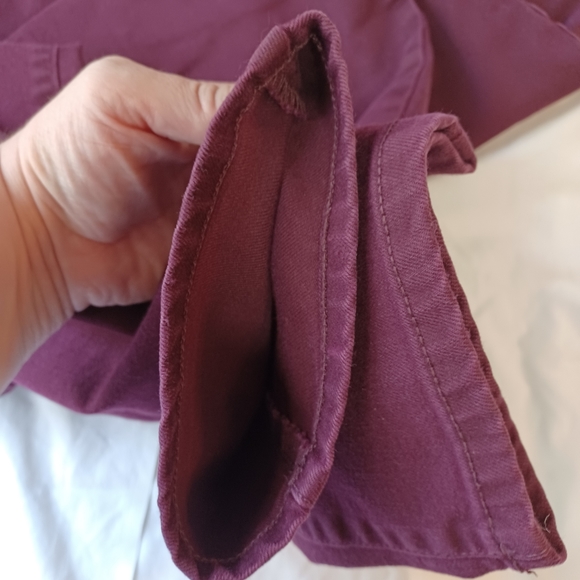 St. Johns Bay Women's 22W Skinny Leg Jeans Color Plum/ Purple - Picture 2 of 9